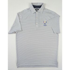 FootJoy Mens Golf Polo Shirt Medium 2020 Ryder Cup Whistling Straits Striped PGA